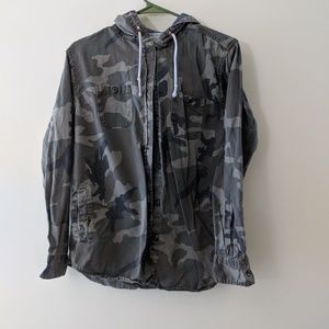 LA Hearts Camo hooded jacket